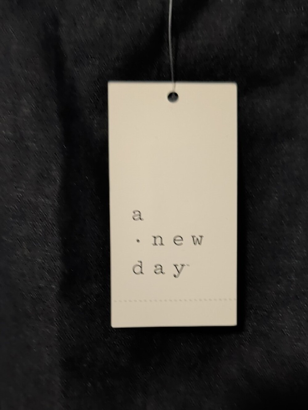 a new day Black Square-Neck Linen Tank - Picture 2 of 5